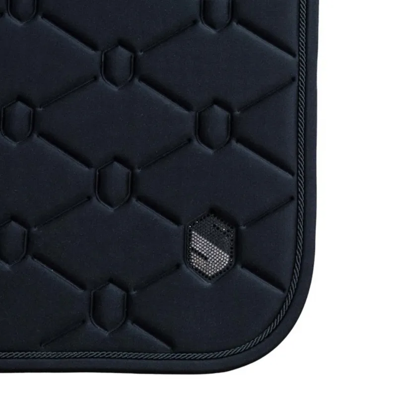 Samshield SpineShield Swarovski Dressage Saddle Pad - Black-3
