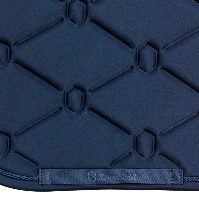Samshield SpineShield Swarovski Dressage Saddle Pad - Blue-3