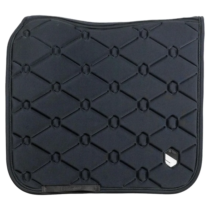 Samshield SpineShield Embroidery Dressage Saddle Pad - Black