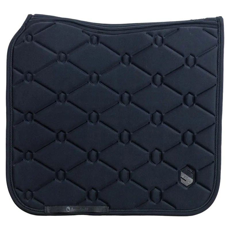 Samshield SpineShield Swarovski Dressage Saddle Pad - Black