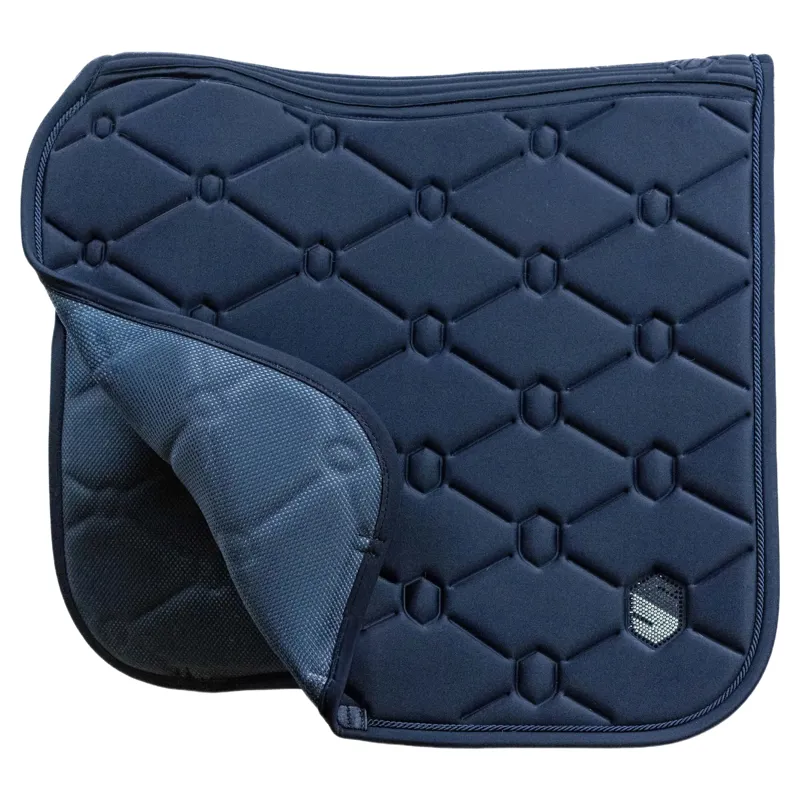 Samshield SpineShield Swarovski Dressage Saddle Pad - Blue-1
