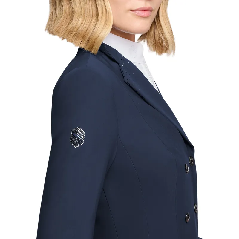 Samshield Crystal Rain Women's Dressage Tails - Navy-2