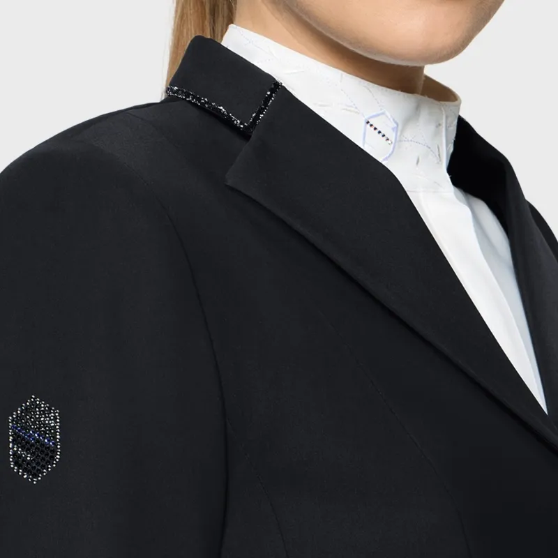Samshield Victorine Women's Crystal Fabric Show Coat - Black-2