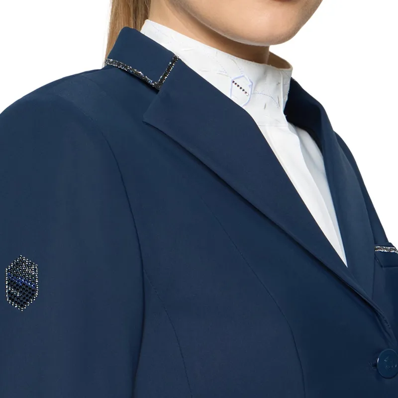 Samshield Victorine Women's Crystal Fabric Show Coat - Cosmic Blue-2