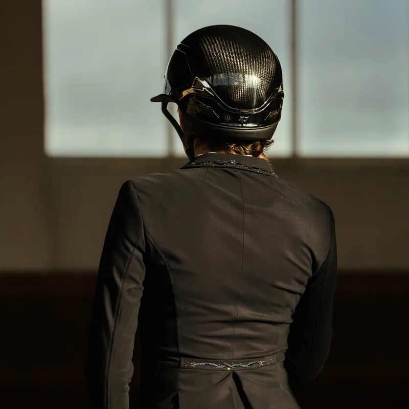 Samshield XJ Miss Riding Helmet - Glossy Black-3