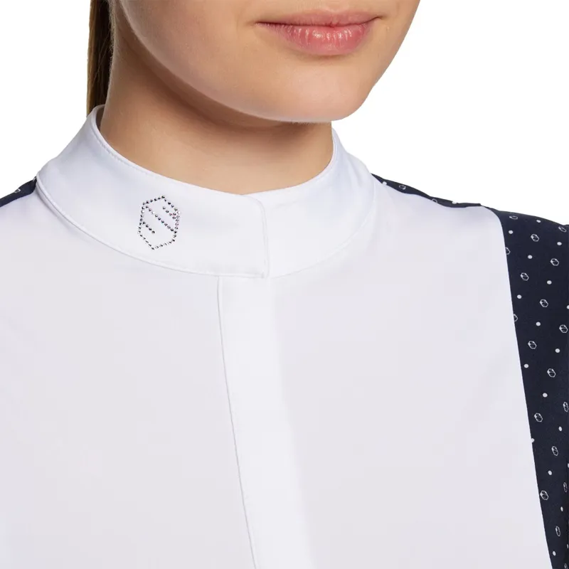 Samshield Yasmina Ladies Sleeveless Show Shirt - White Blazon-2
