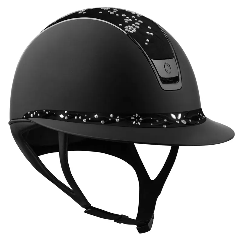 Samshield Miss Shield Shadowmatt 2.0 Flower Swarovski Jewelry Helmet