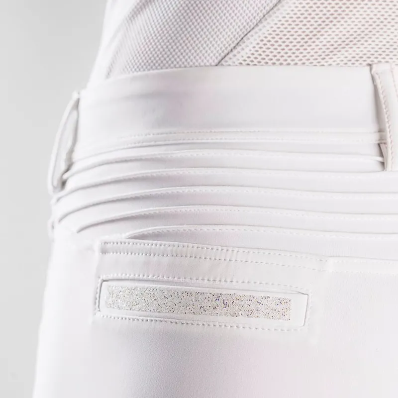 Samshield Adele Knee Grip Womens Competition Breeches - White-2