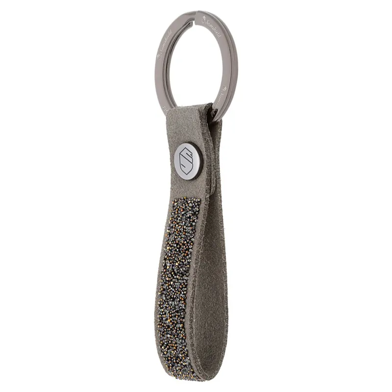 Samshield Crystal Fabric Keychain - Grey/Coffee-1