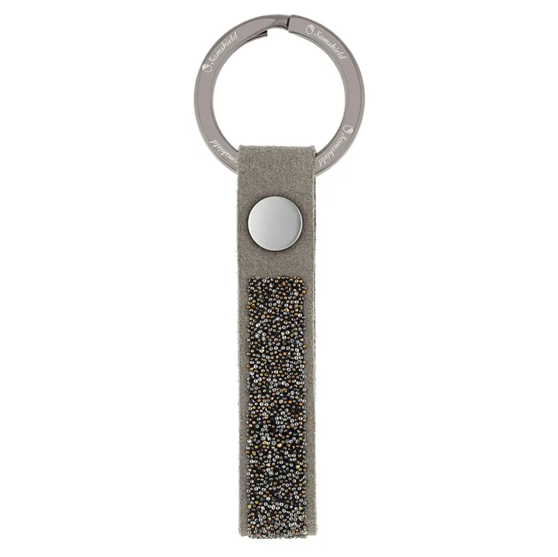 Samshield Crystal Fabric Keychain - Grey/Coffee-2