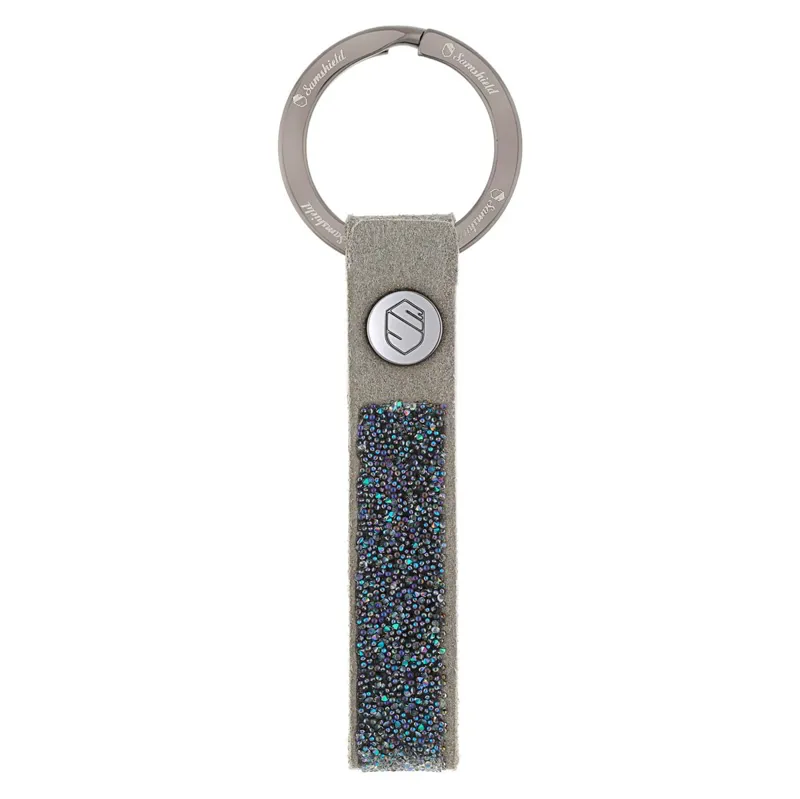 Samshield Crystal Fabric Keychain - Grey/Paradise Shine