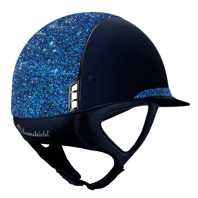 Samshield 1.0 Miss Shield Shadowmatt Ultra Fine Rock Helmet - Blue-2
