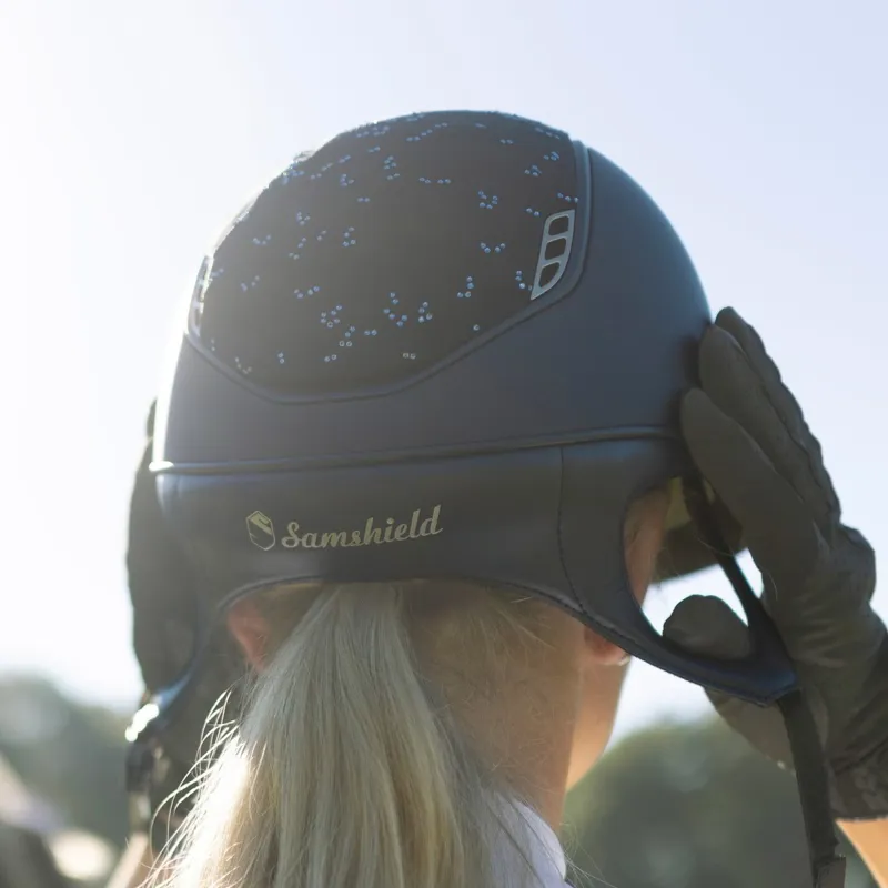 Samshield Miss Shield Shadowmatt 2.0 Crystal Leaf 5 Helmet - Blue-3