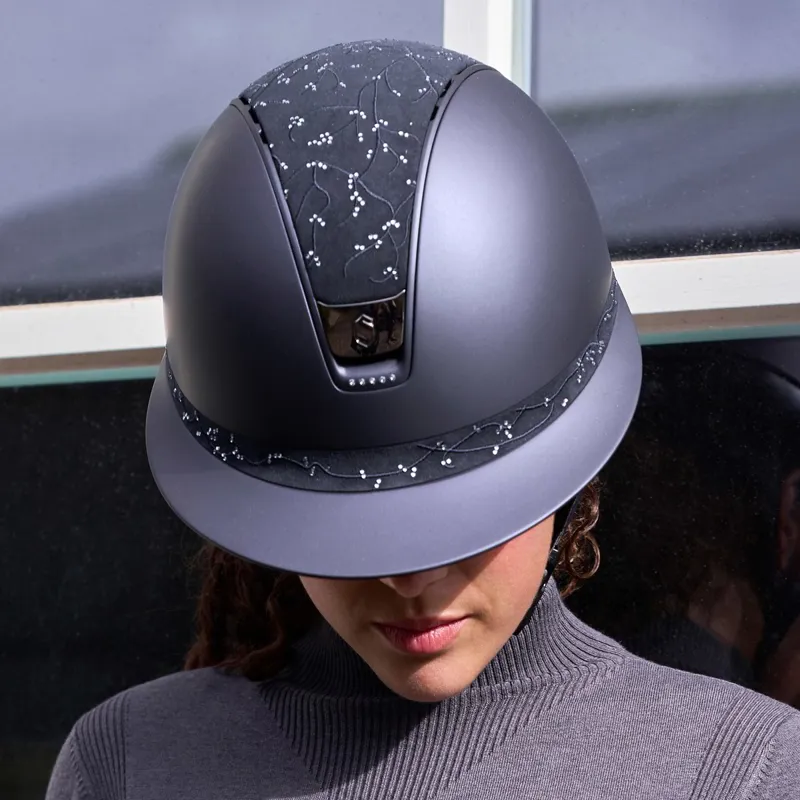 Samshield Miss Shield Shadowmatt 2.0 Crystal Leaf 5 Helmet - Blue-11