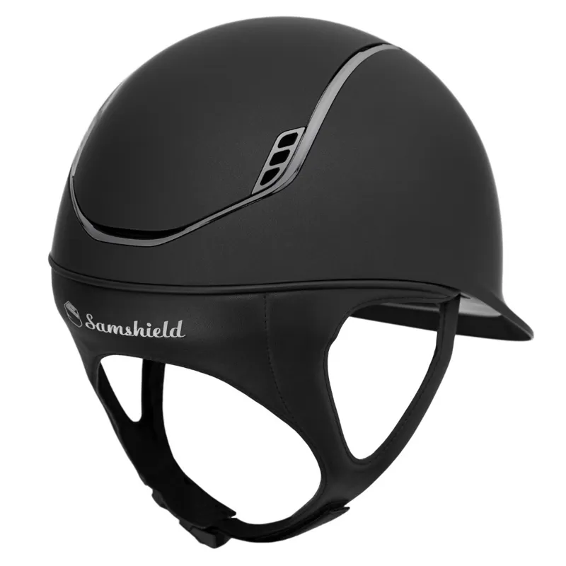 Samshield Shadowmatt 2.0 Standard Riding Helmet - Black-1