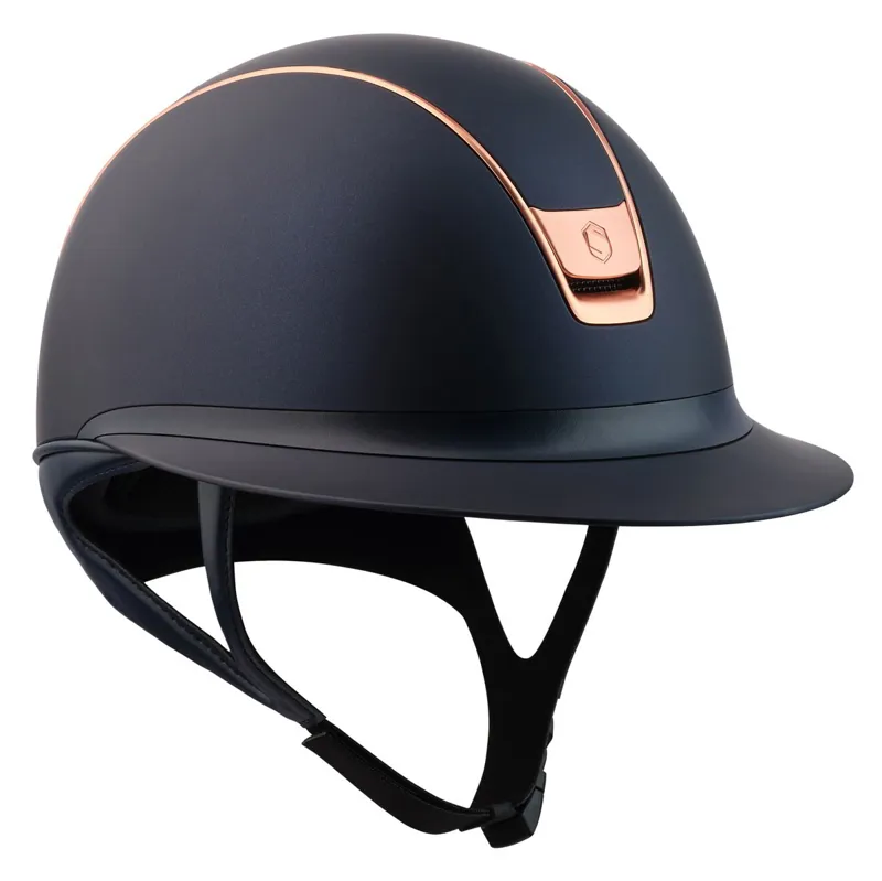 Samshield Miss Shield Shadowmatt 2.0 Matt Trim Helmet - Blue/Rose Gold