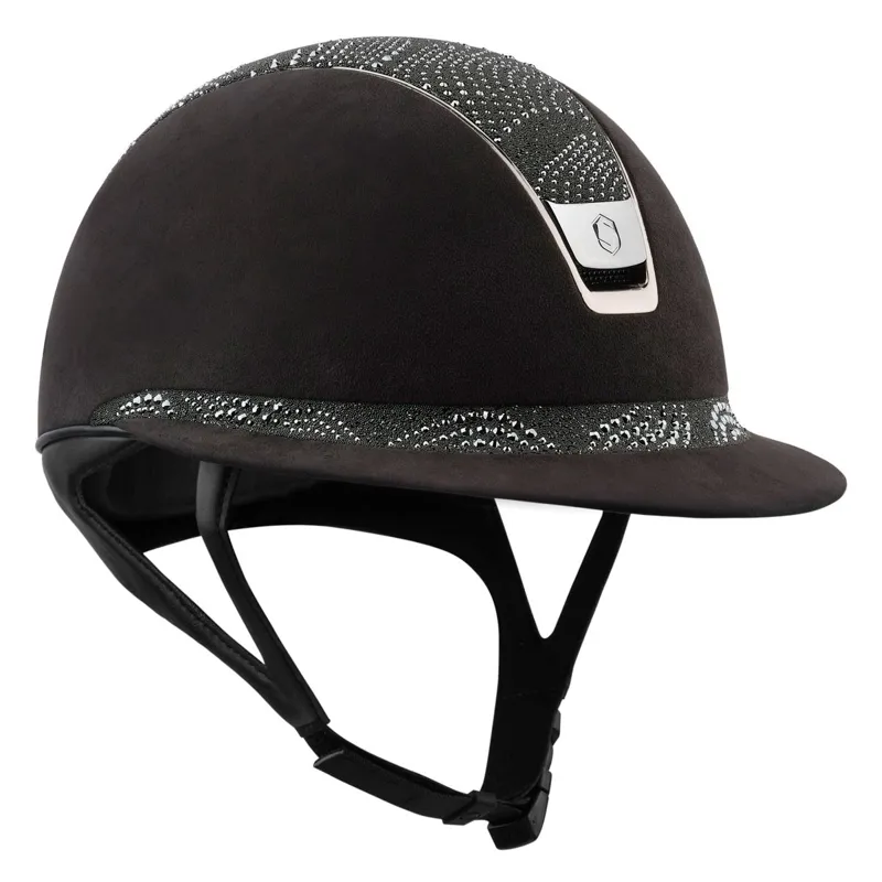 Samshield Miss Shield Premium 2.0 Crystal Intarsia Helmet - Black
