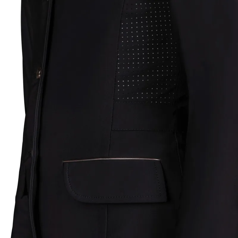 QHP Sariah Junior Girls Show Coat - Black-7