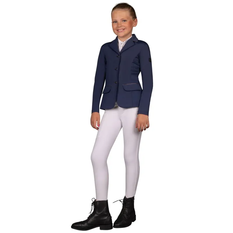 QHP Sariah Junior Girls Show Coat - Navy-8