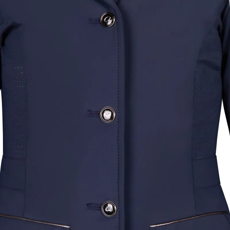 QHP Sariah Junior Girls Show Coat - Navy-4