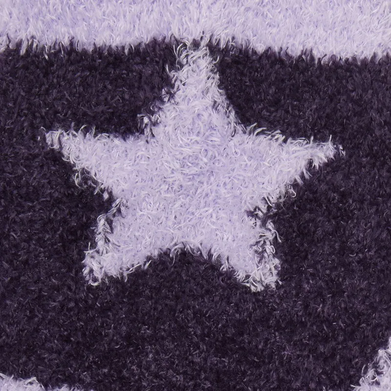 LeMieux Sasha Star Fluffies Adults Tall Socks - Juniper-1