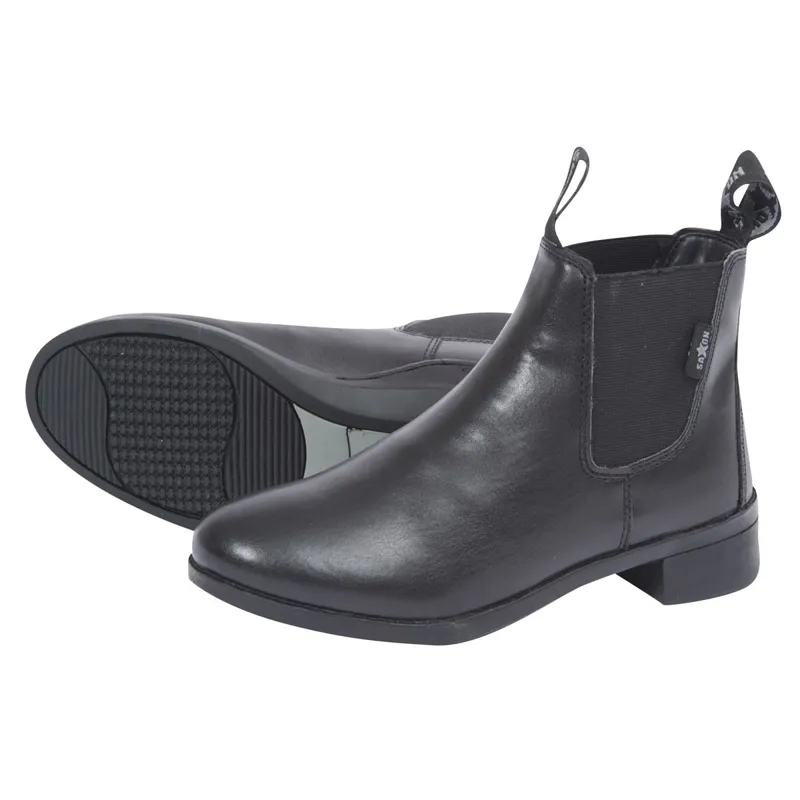 Saxon Syntovia Childs Paddock Boots - Black