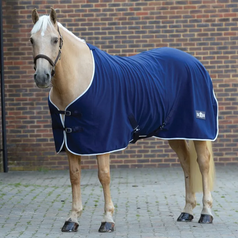 Saxon Defiant Fleece Cooler - Navy/White
