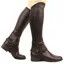 Saxon Equileather Children's Half Chaps - Brown