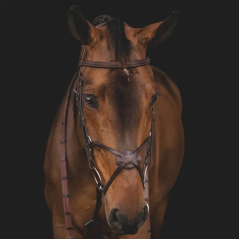 Equiline Classic Mexican Grackle Bridle - Brown-1