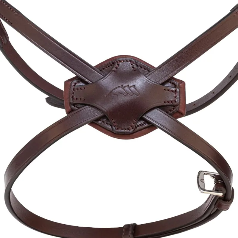 Equiline Classic Mexican Grackle Bridle - Brown-2
