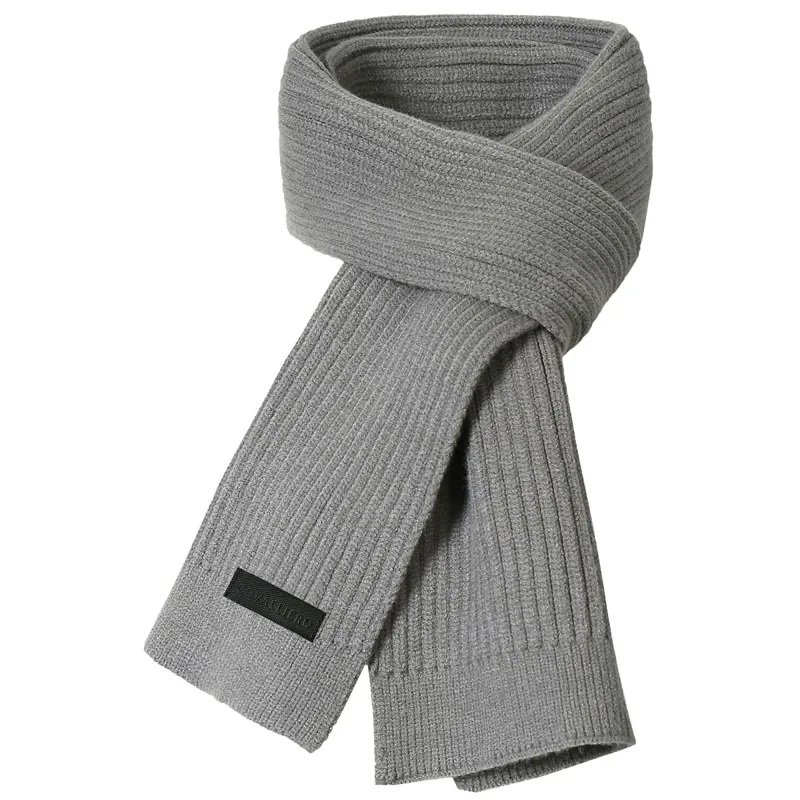 Covalliero Knitted Scarf - Steel Grey