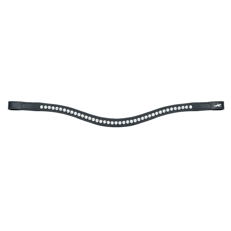 Schockemohle Crystal Select Browband - Black/Silver