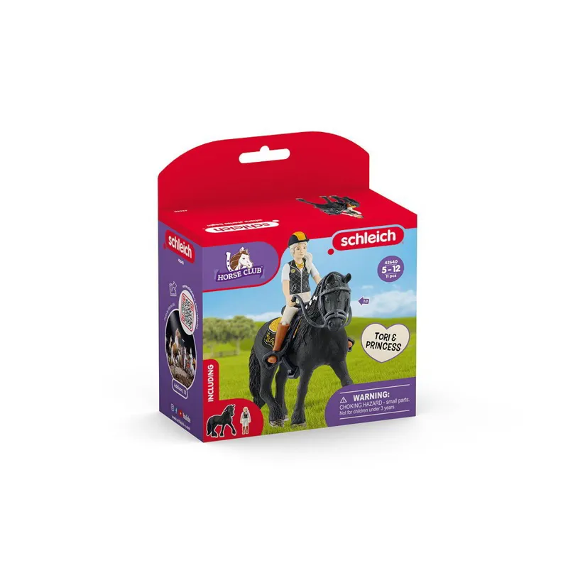 Schleich Horse Club Tori and Princess Toy Set-4