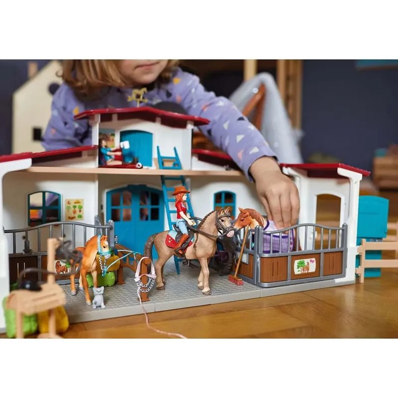 Schleich Lakeside Riding Center Horse Toy Set-7