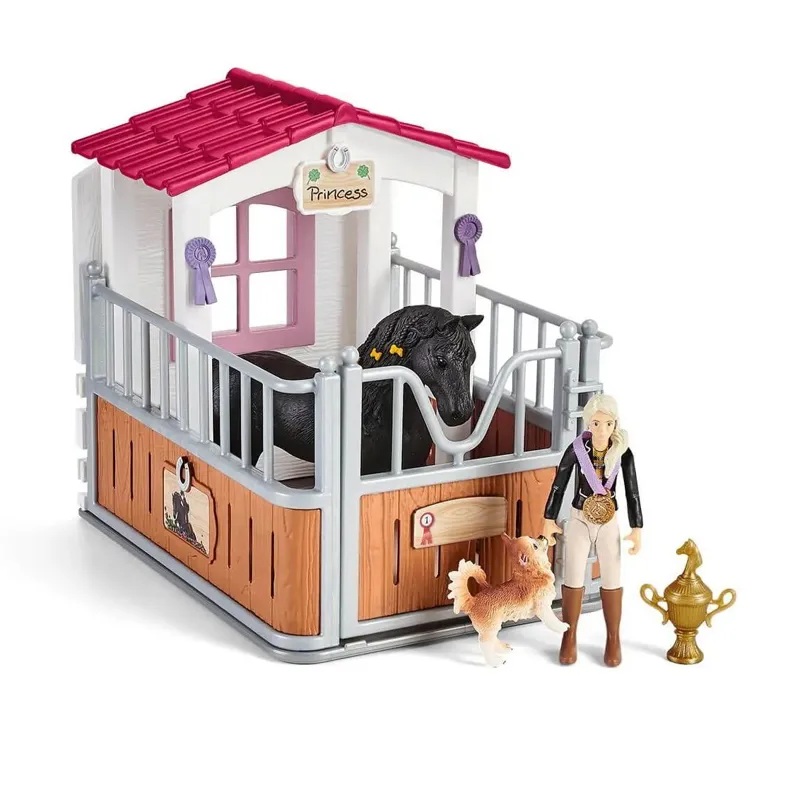 Schleich Stable with Tori Princess and Beauty Toy Set-3