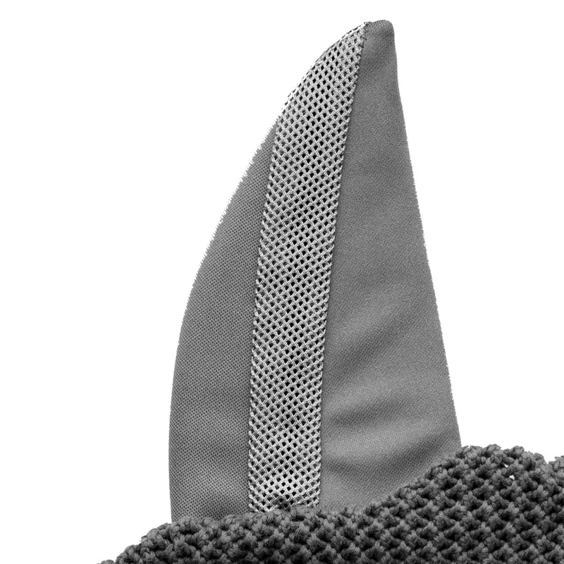 Schockemohle Air Silent Soundless Ear Bonnet - Grey Melange-1