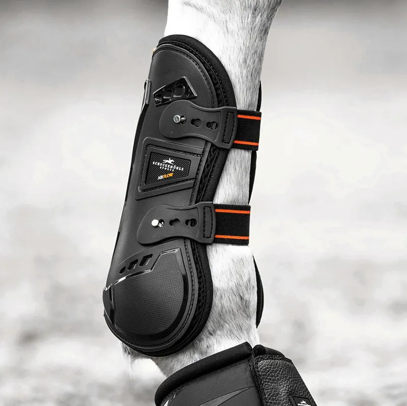 Schockemohle Airflow Champion Tendon Boots - Black-1