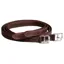 Schockemohle Chantilly Stirrup Leathers - Espresso/Cream