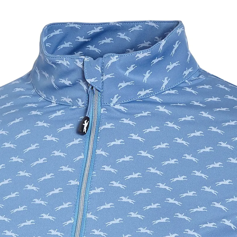 Schockemohle Luciana Style Women's Top - Cloud Blue Horses-1