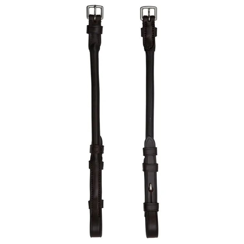 Schockemohle Malibu Cheek Pieces - Black/Silver