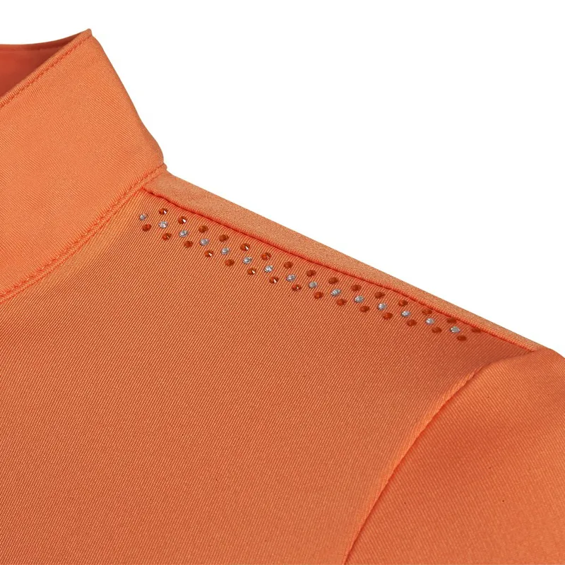 Schockemohle Summer Page Style Women's Functional Shirt - Mandarin-1