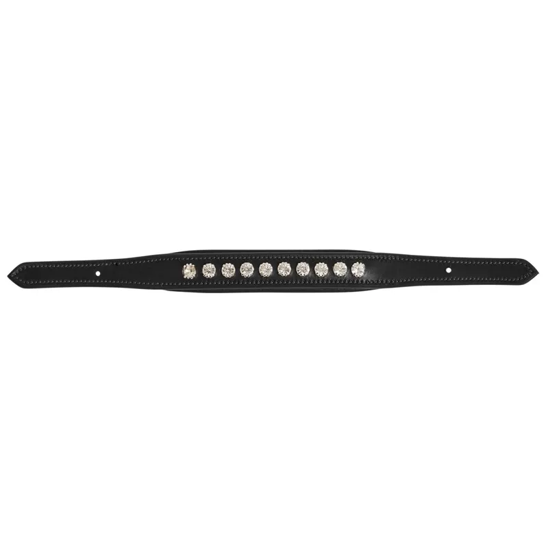 Schockemohle Sevilla Select Crystal Breastplate Sides - Black/Silver