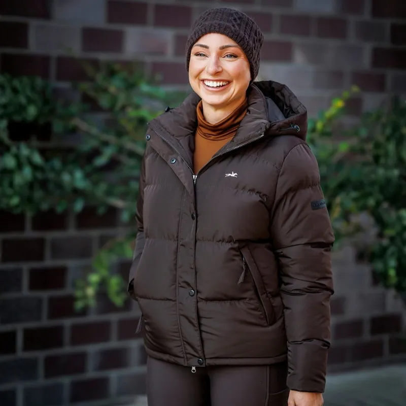 Schockemohle Valentina Women's Padded Jacket - Mocha-6