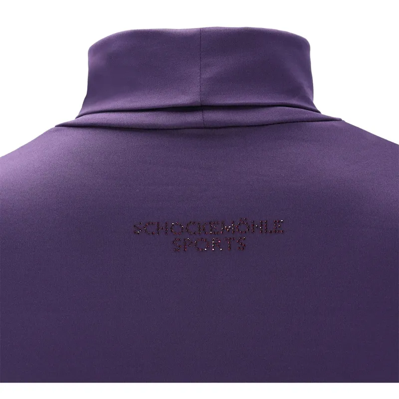 Schockemohle Alba Women's Long Sleeve Training Shirt - Dark Purple-2