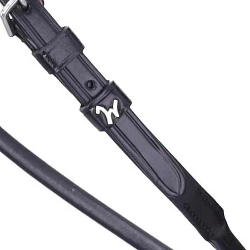 Schockemohle Isabell Werth Johnny Flash Bridle - Black/Silver-7