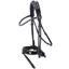 Schockemohle Isabell Werth Satchmo Rolled Flash Bridle - Black/Patent