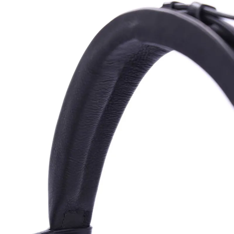 Schockemohle Isabell Werth Satchmo Rolled Flash Bridle - Black/Silver-3