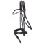 Schockemohle Isabell Werth Satchmo Rolled Flash Bridle - Espresso