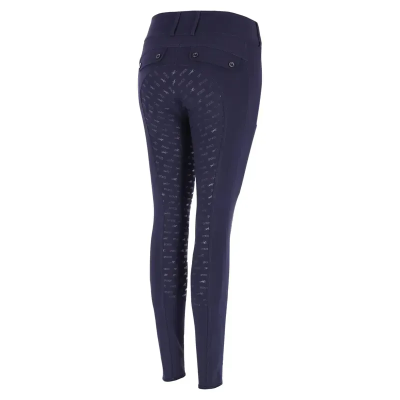 Schockemohle Carola Full Grip Women's Breeches - Dark Navy-1