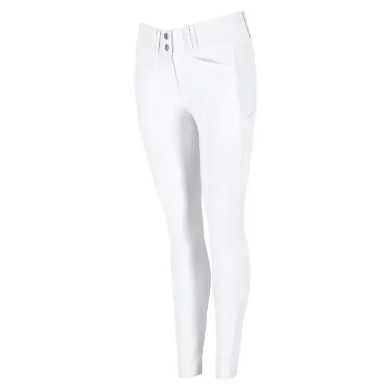 Schockemohle Carola Full Grip Women's Breeches - Optical White